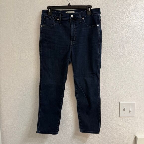 Madewell Denim - Madewell Petite Stovepipe Jeans Dark Wash Size 30P